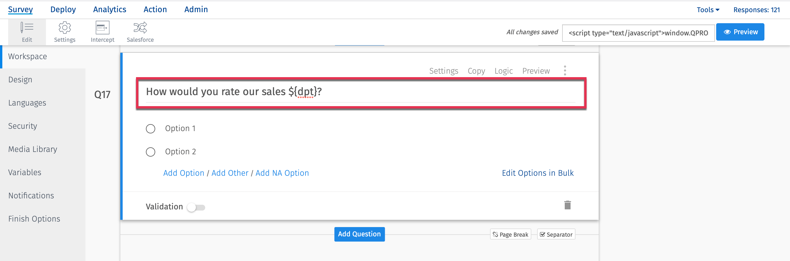 Survey Software Help Image