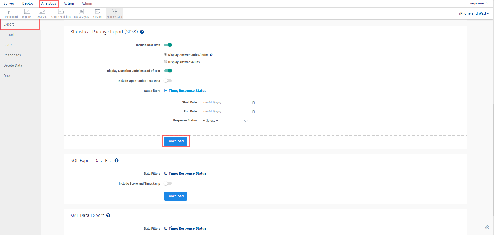 Survey Software Help Image