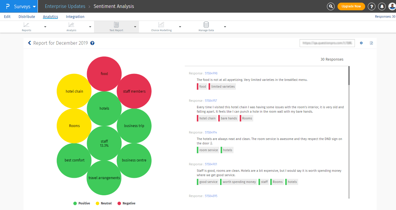 Sentiment Analysis Questionpro Help Document