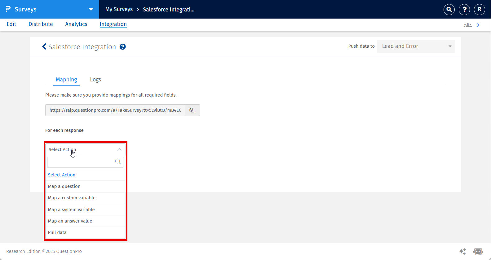 Survey Software Help Image
