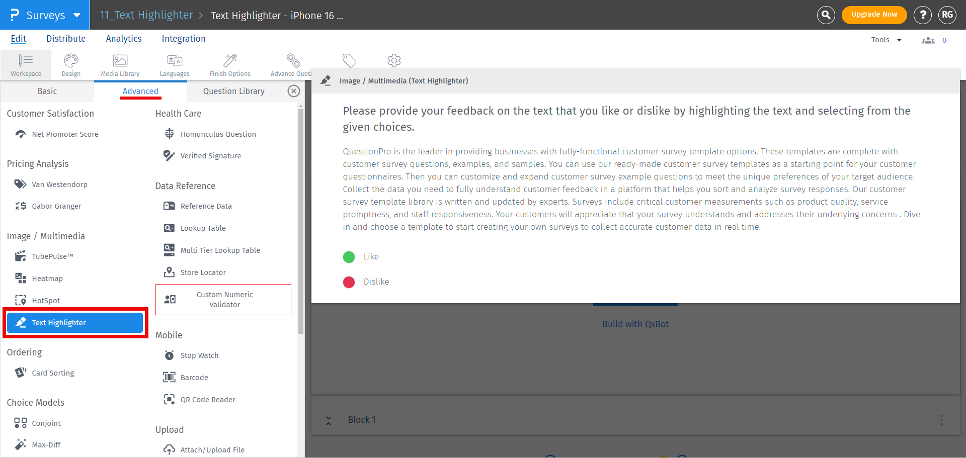Survey Software Help Image