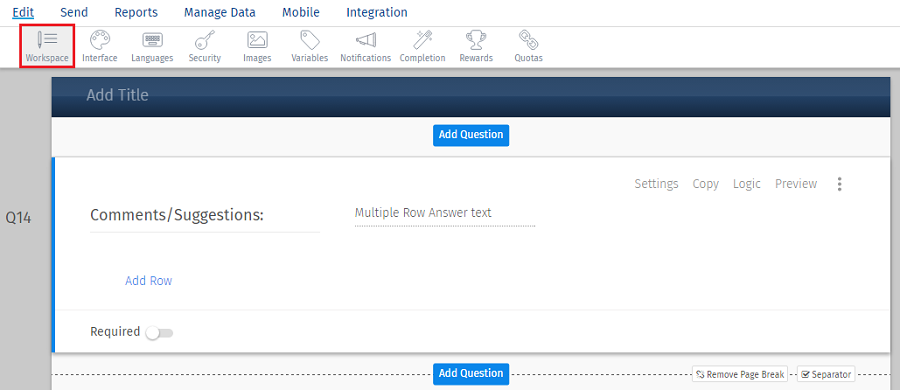 Survey Software Help Image
