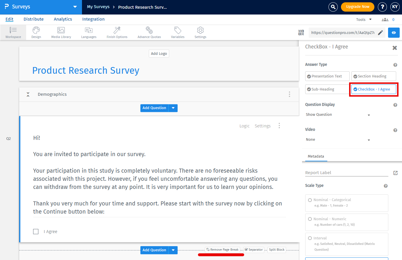 Survey Software Help Image