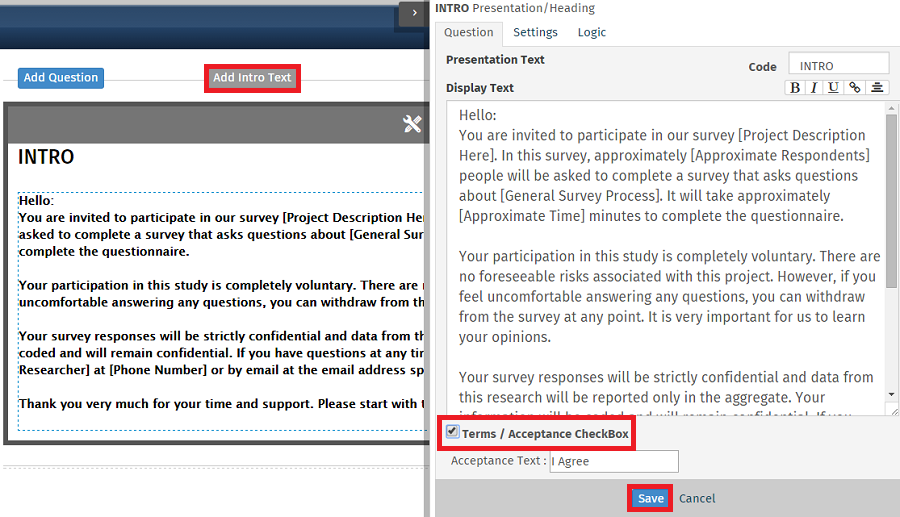 Survey Software Help Image