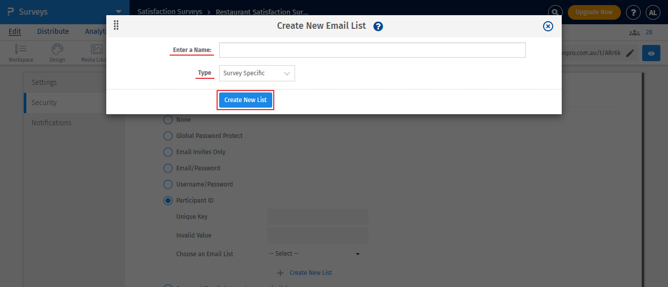 Survey Software Help Image