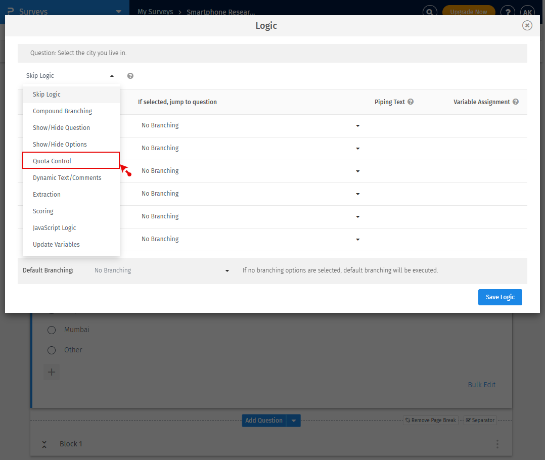 Survey Software Help Image
