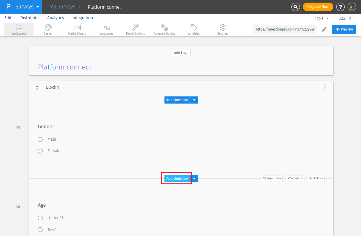 Survey Software Help Image