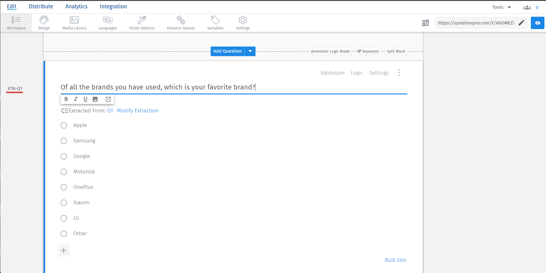 Survey Software Help Image