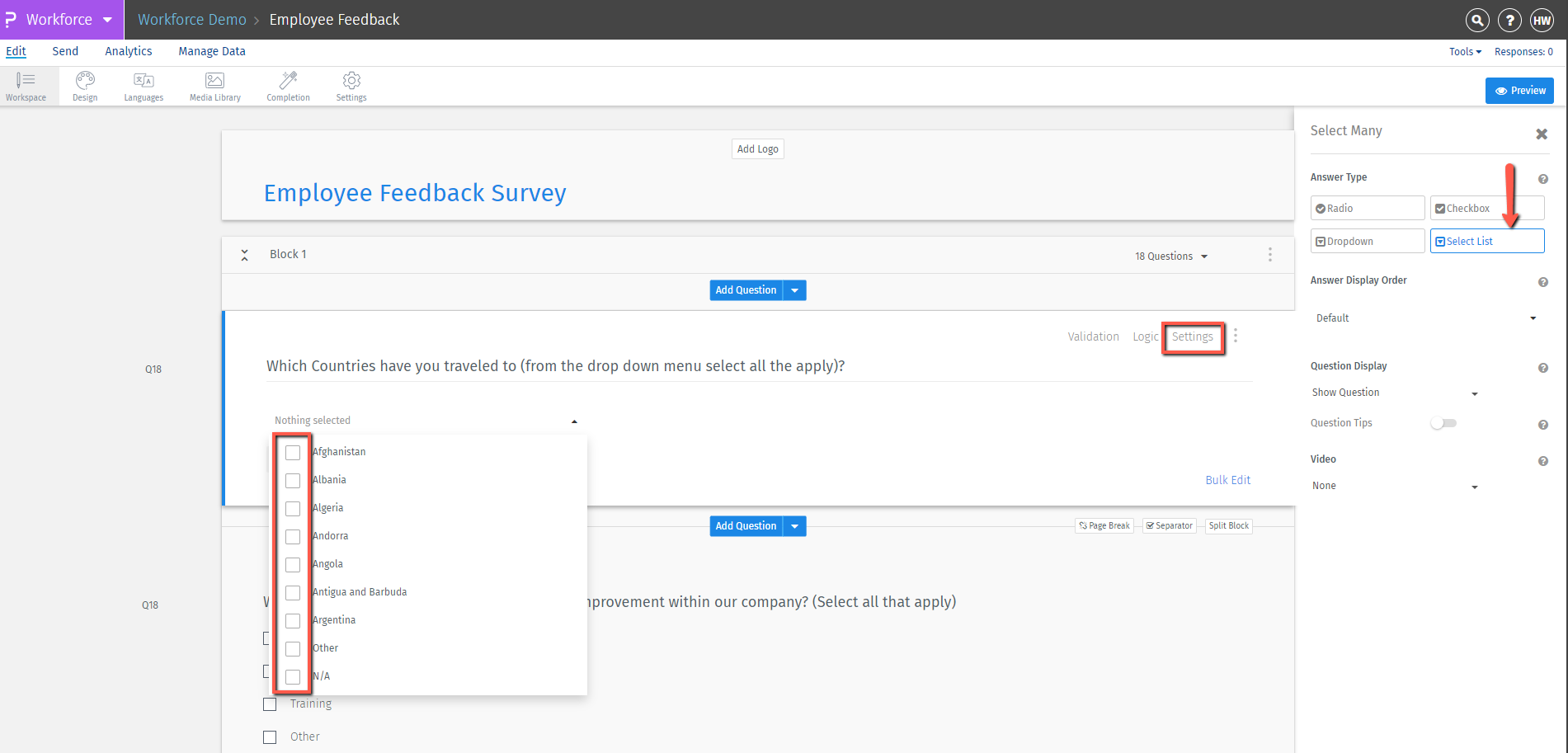 Survey Software Help Image