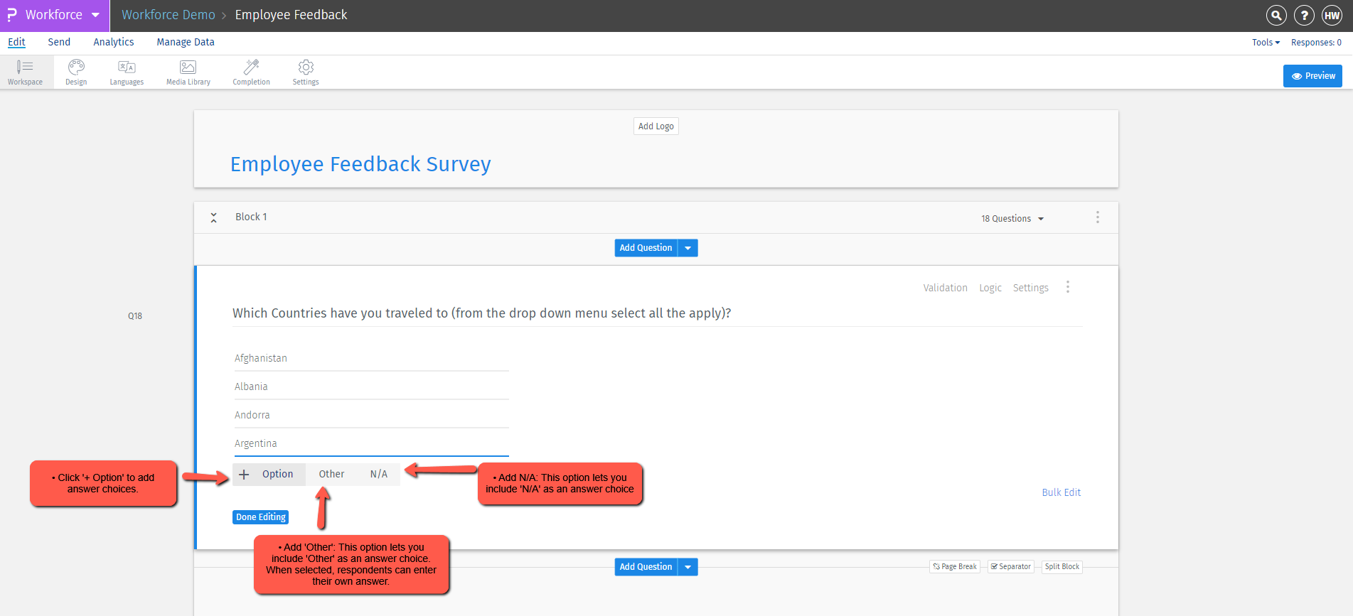 Survey Software Help Image