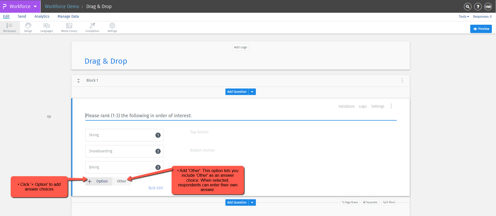 Survey Software Help Image