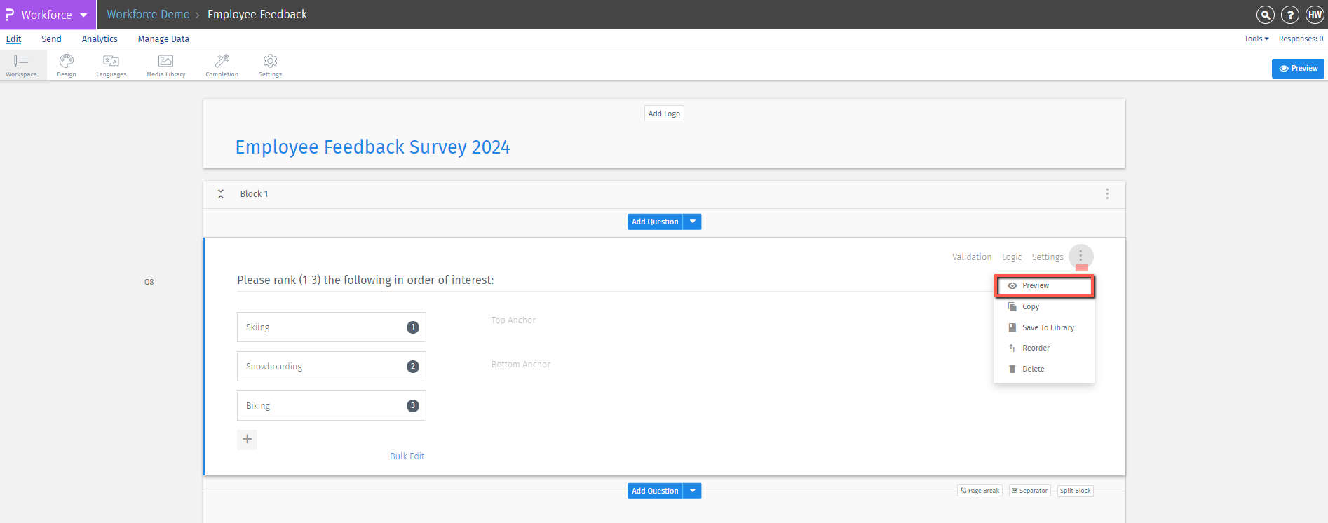 Survey Software Help Image