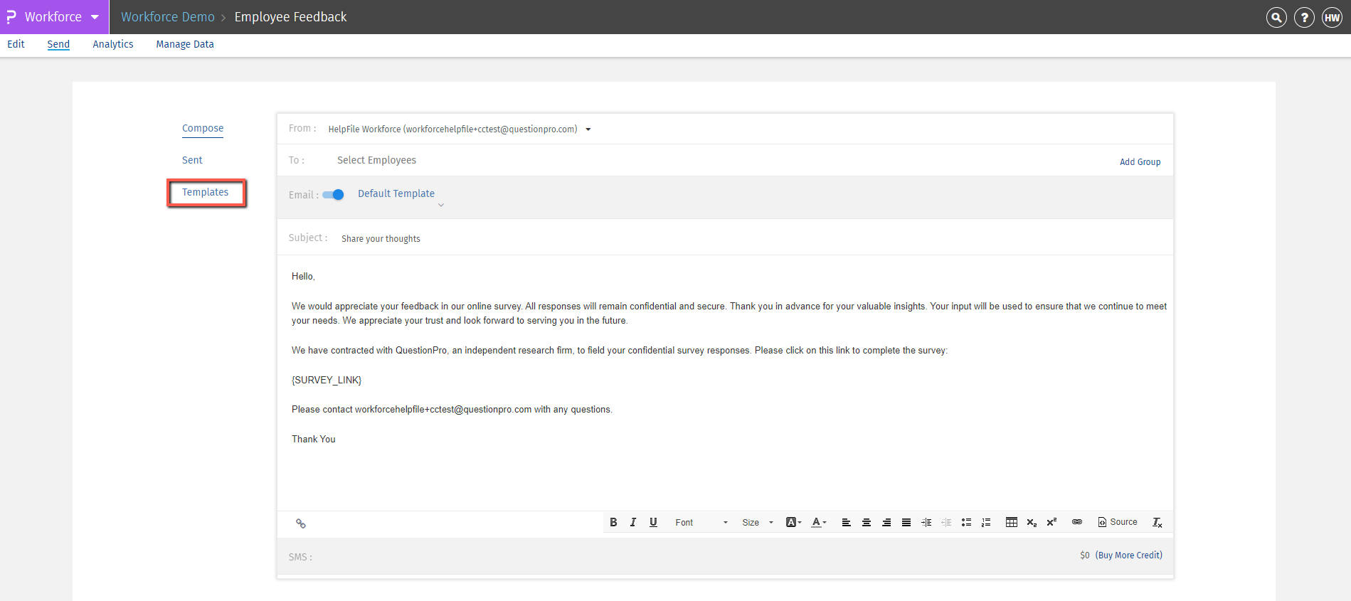 Survey Software Help Image