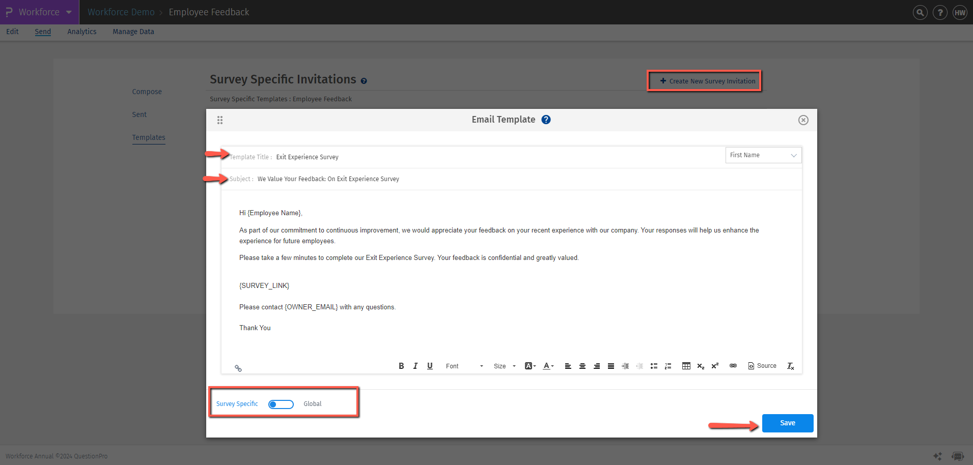 Survey Software Help Image