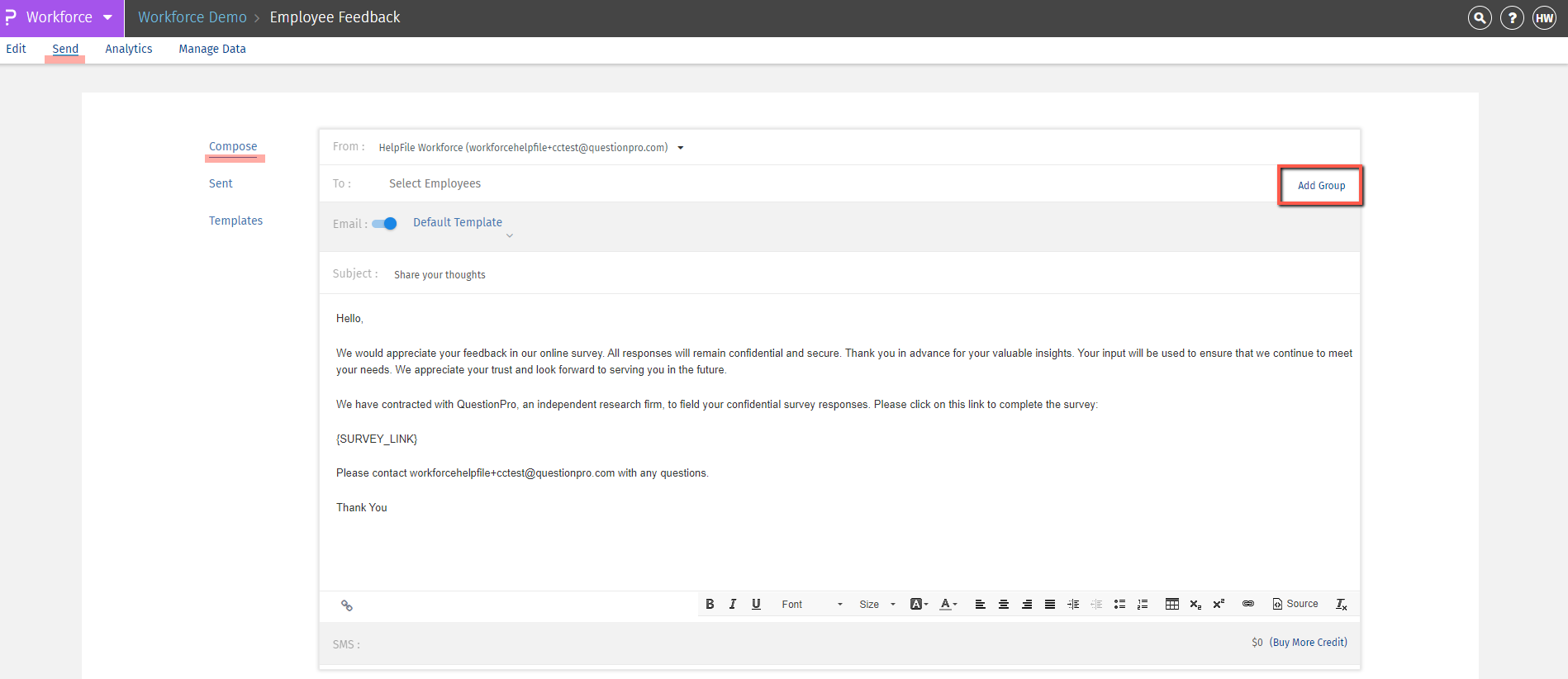 Survey Software Help Image