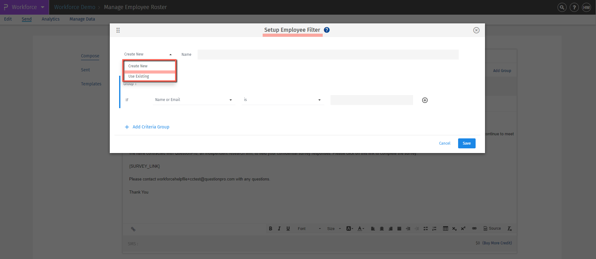 Survey Software Help Image