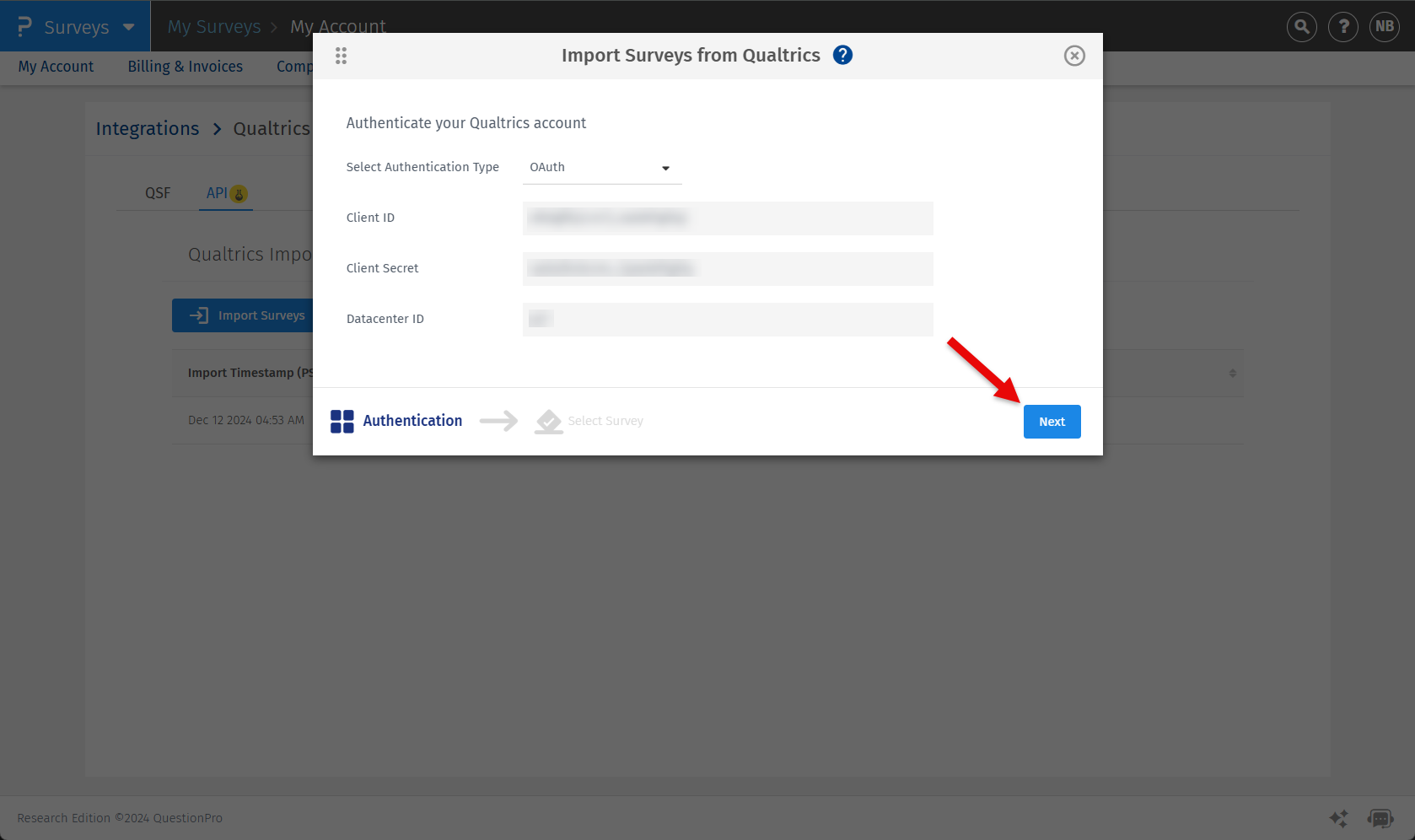 Survey Software Help Image