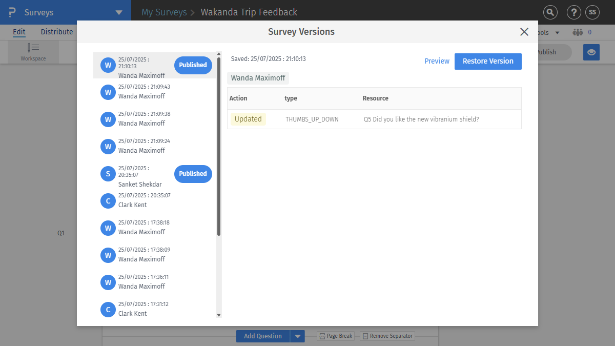 Survey Software Help Image