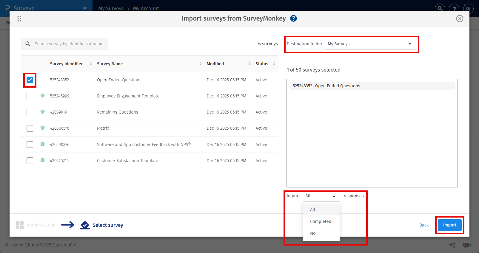 Survey Software Help Image