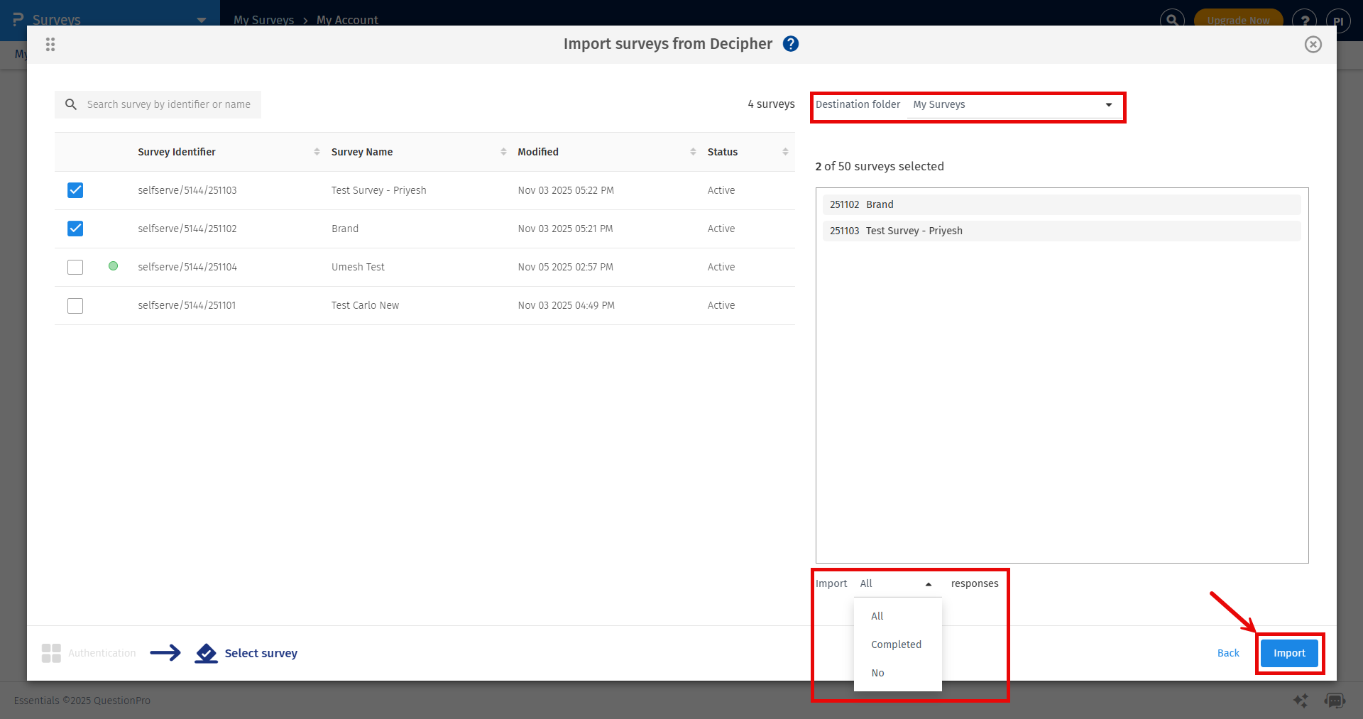 Survey Software Help Image