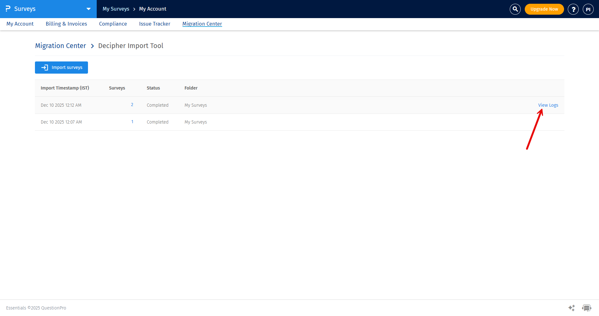 Survey Software Help Image