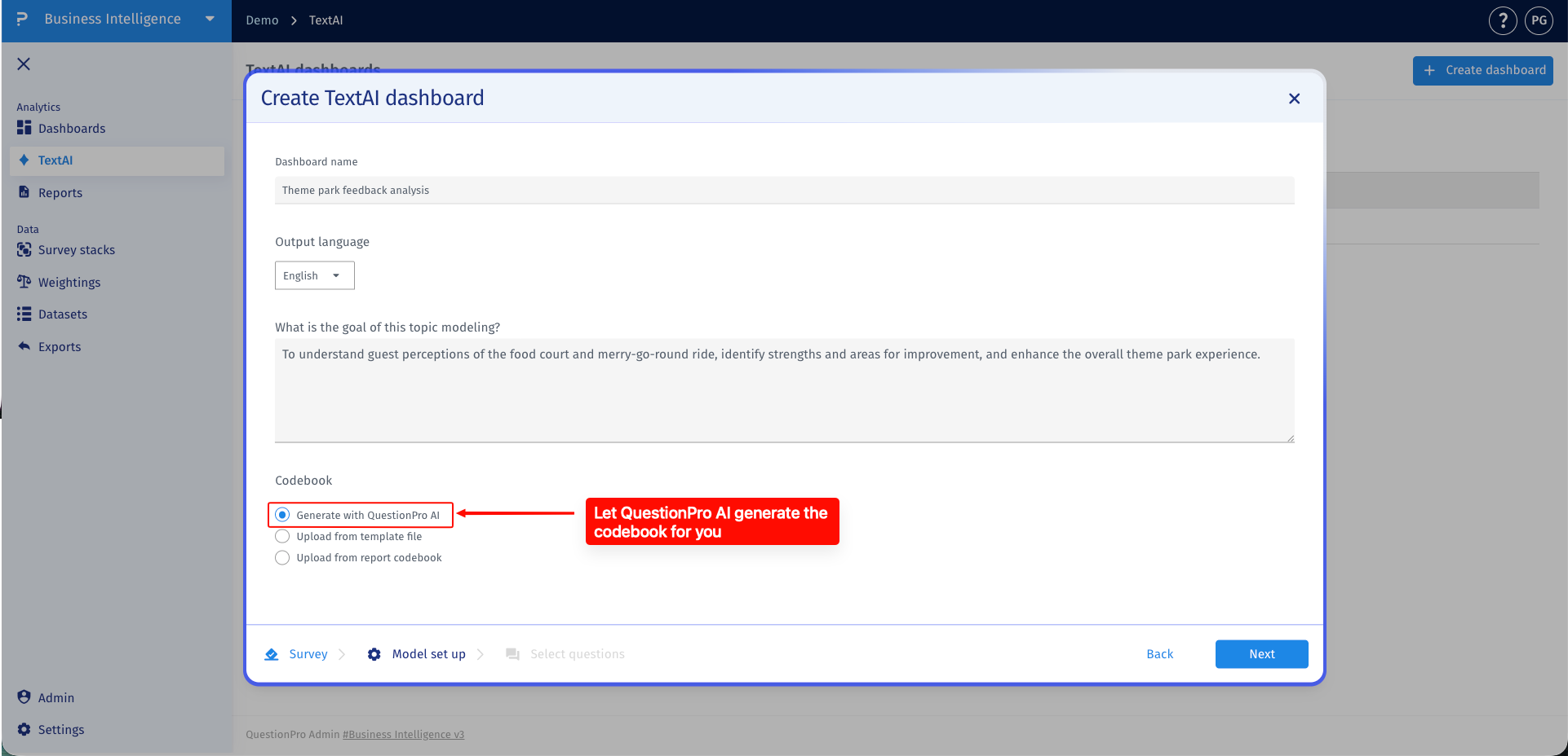 Survey Software Help Image