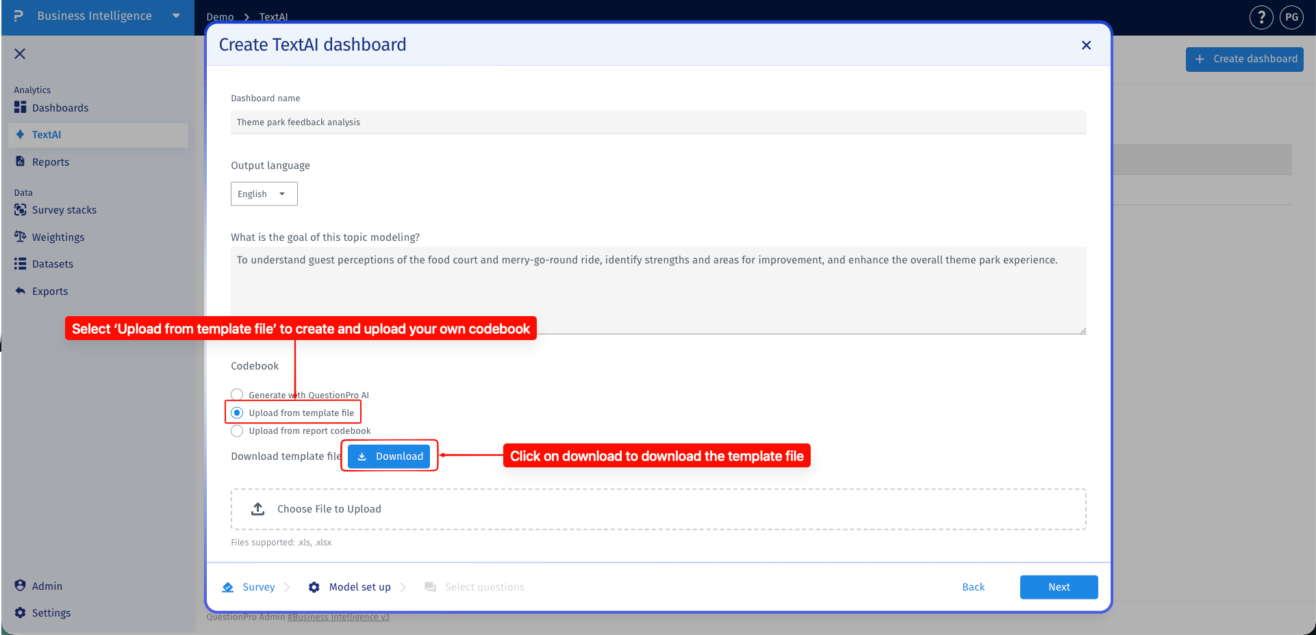 Survey Software Help Image