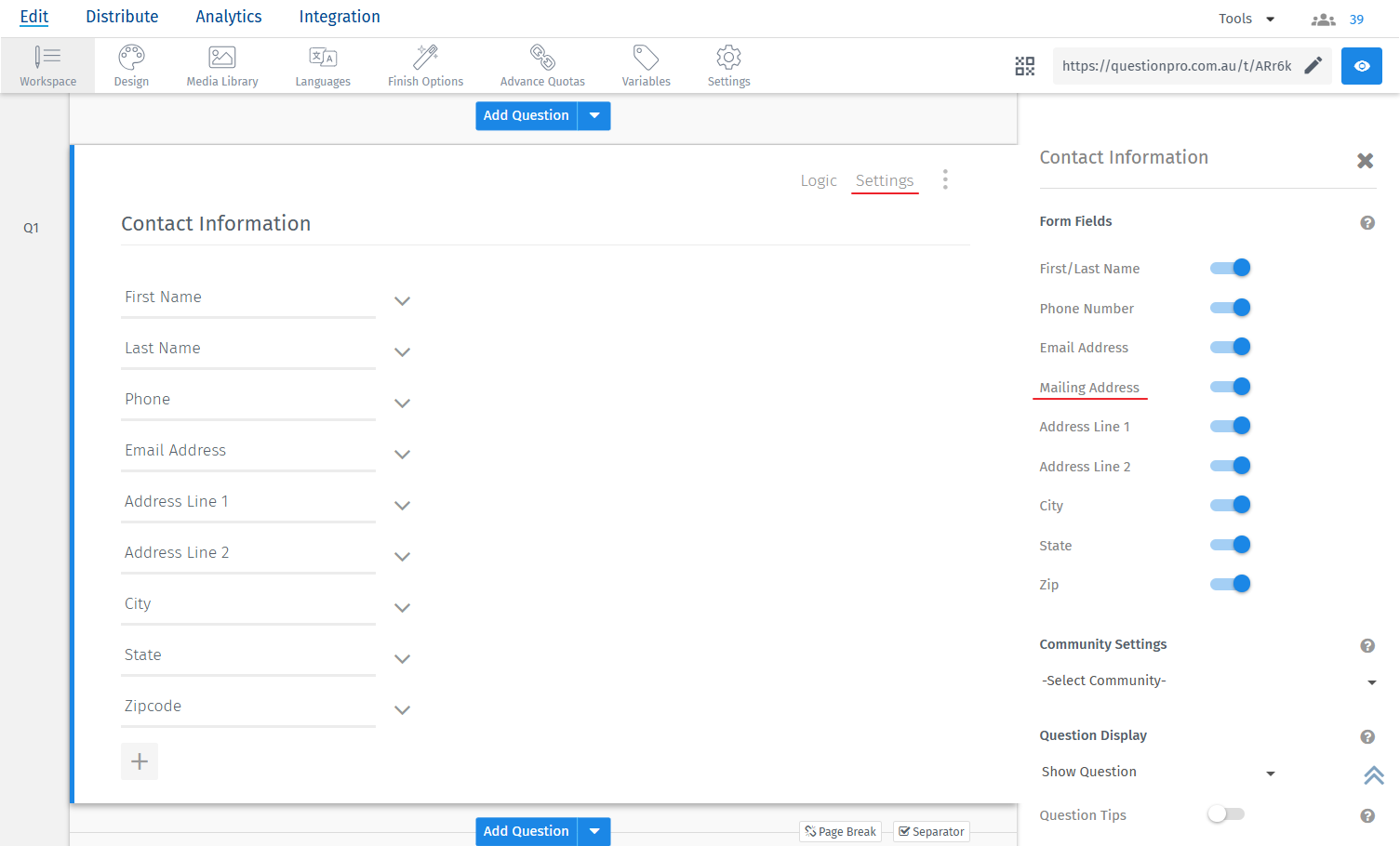 Survey Software Help Image