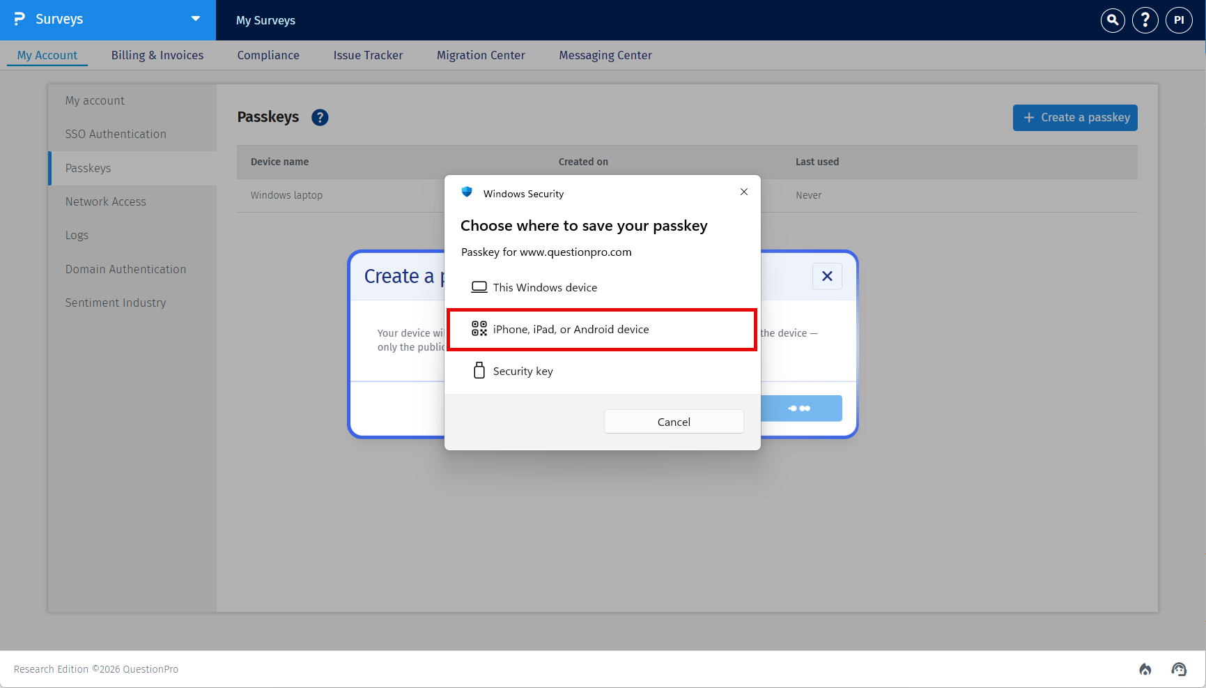 Survey Software Help Image