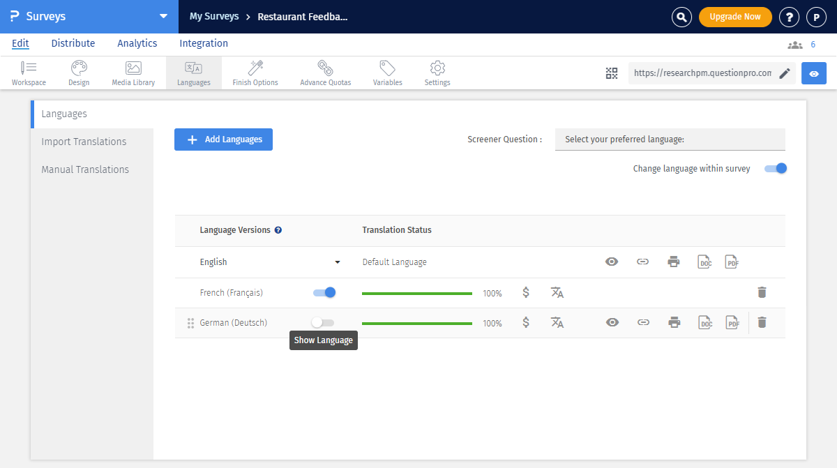 Survey Software Help Image