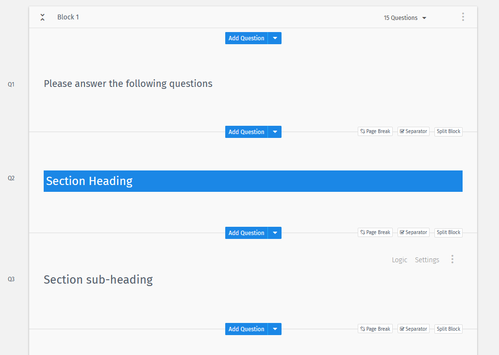 Survey Software Help Image