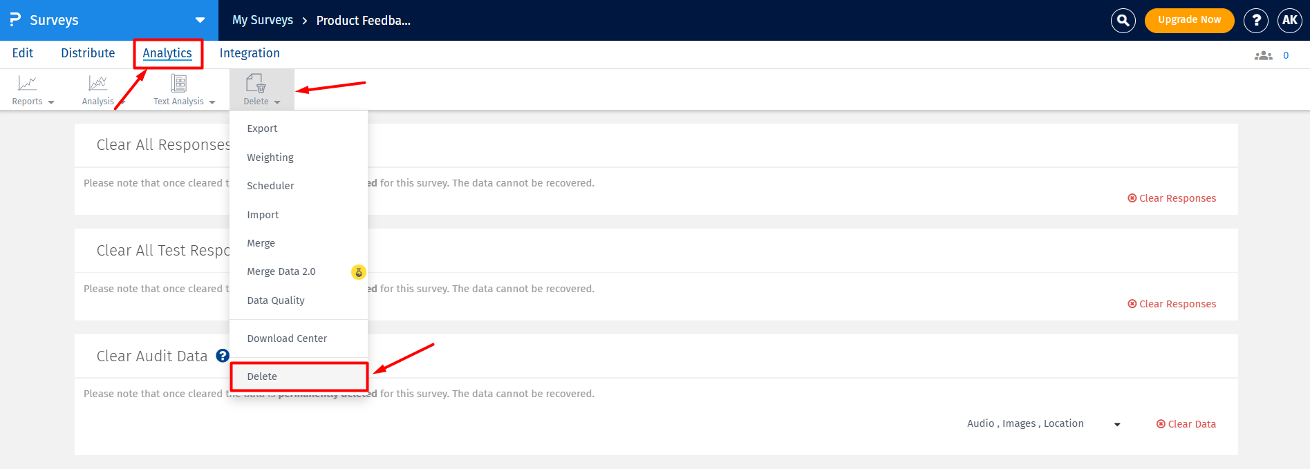 Survey Software Help Image