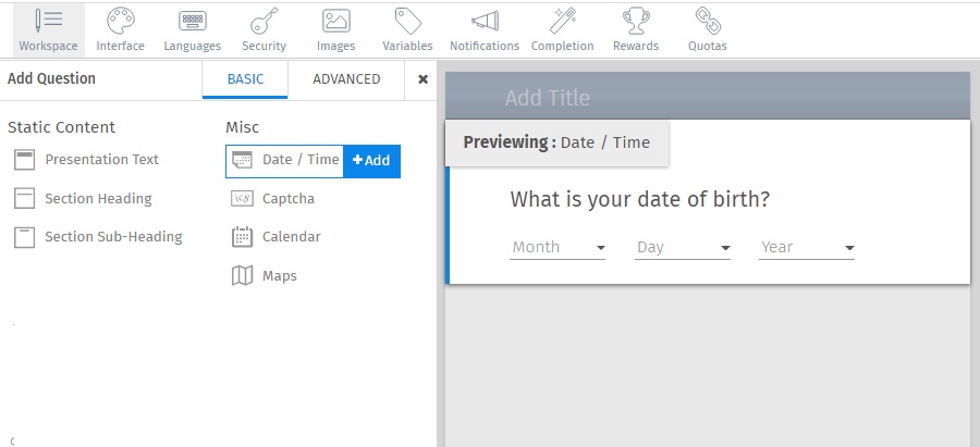 Survey Software Help Image
