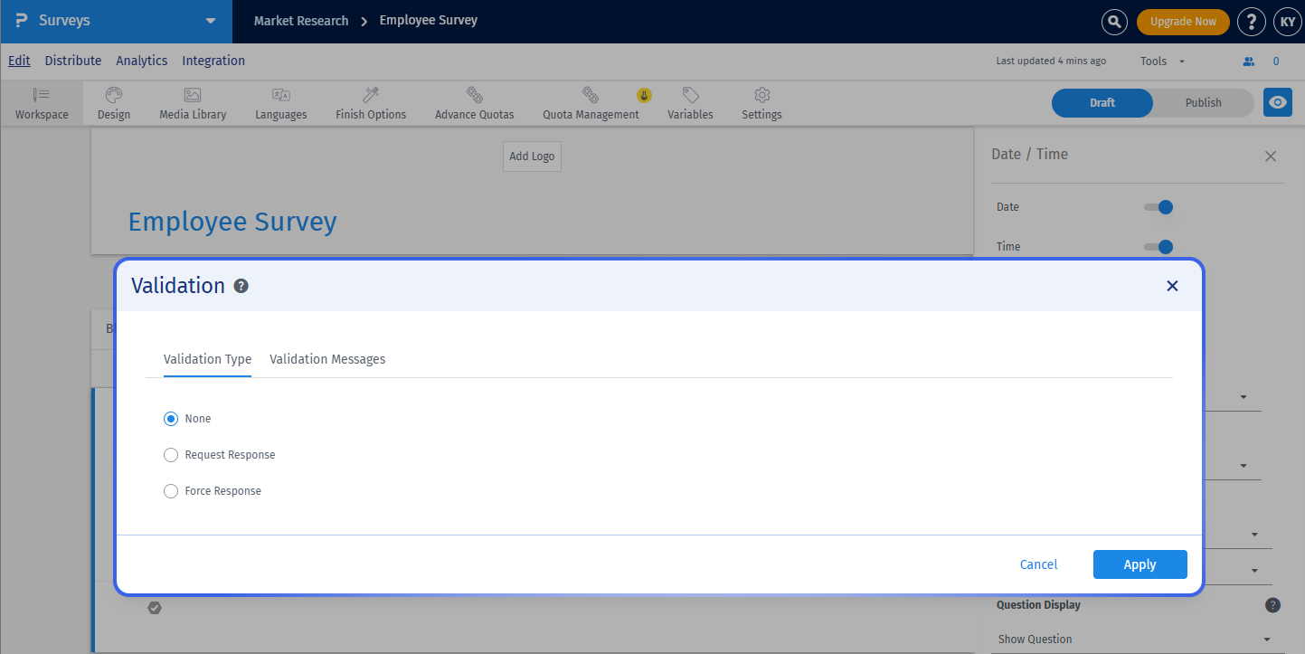 Survey Software Help Image