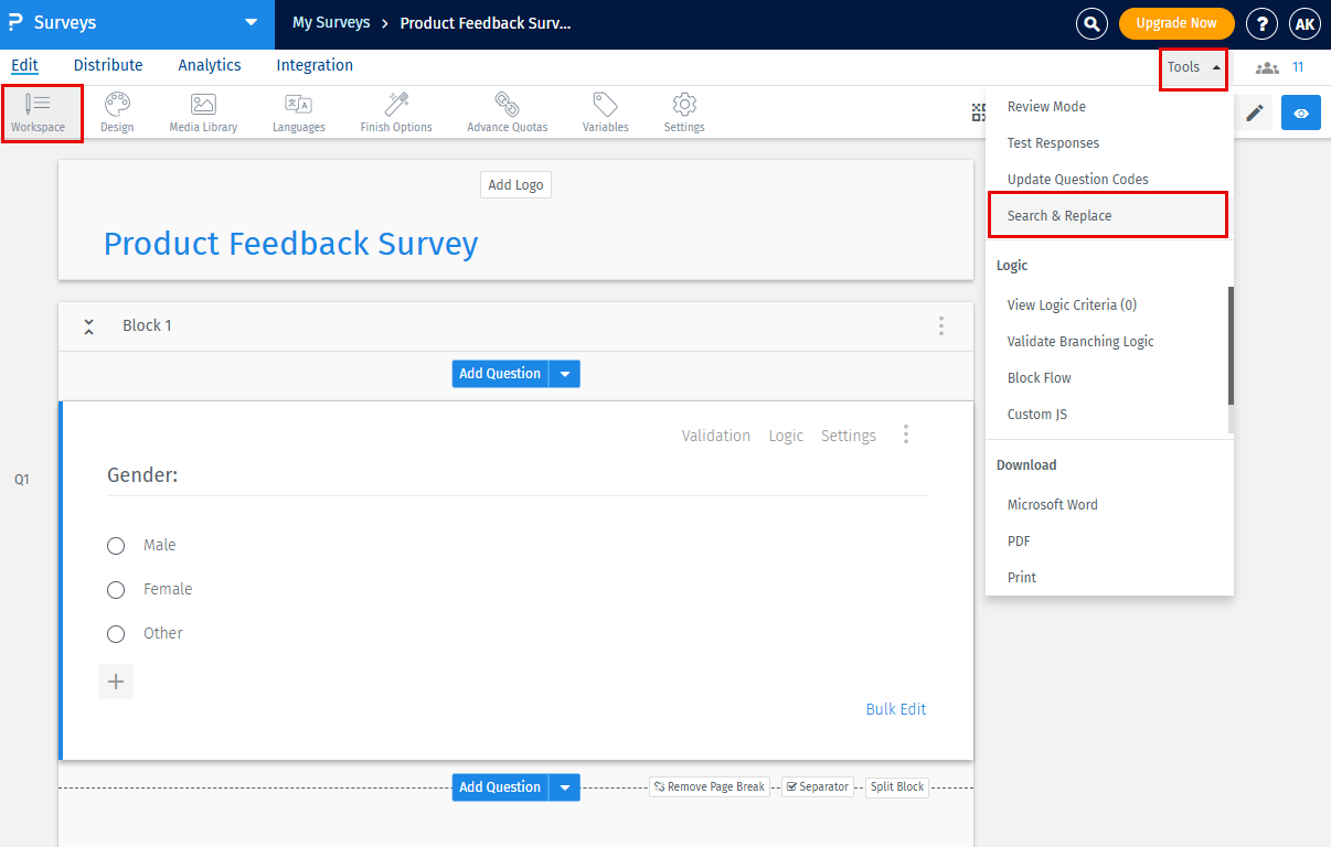 Survey Software Help Image