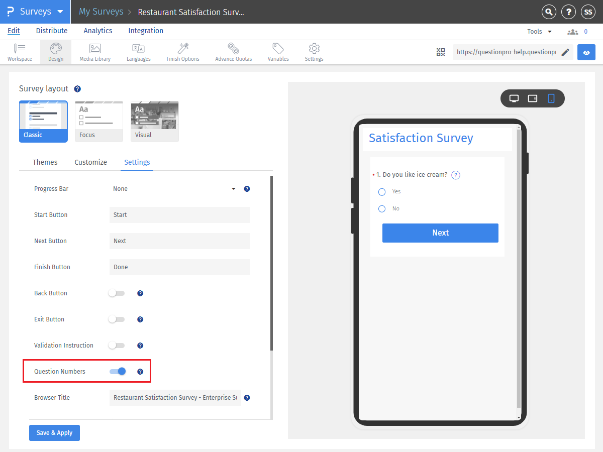 Survey Software Help Image