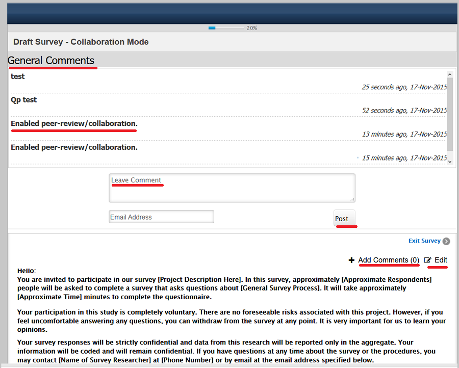 Survey Software Help Image