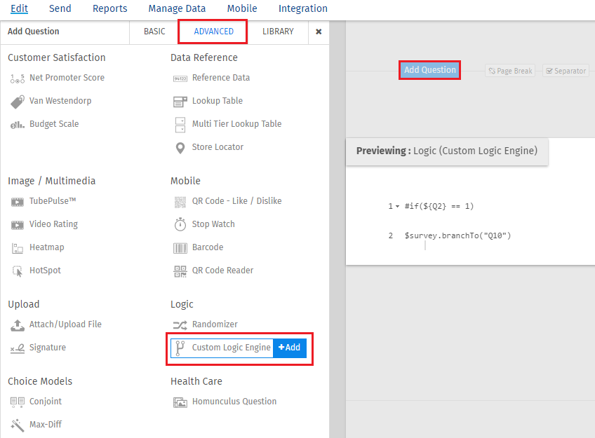 Survey Software Help Image
