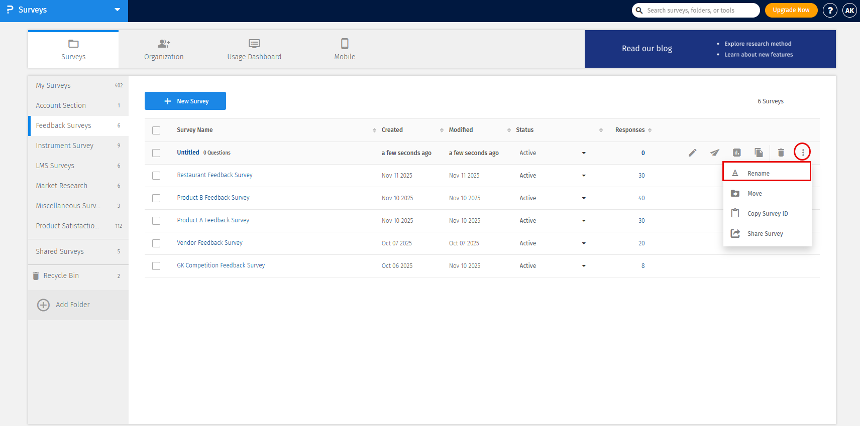 Survey Software Help Image