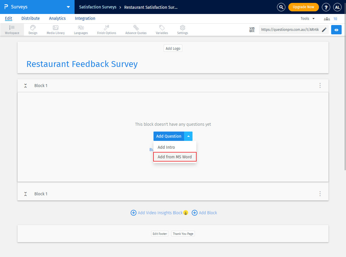 Survey Software Help Image
