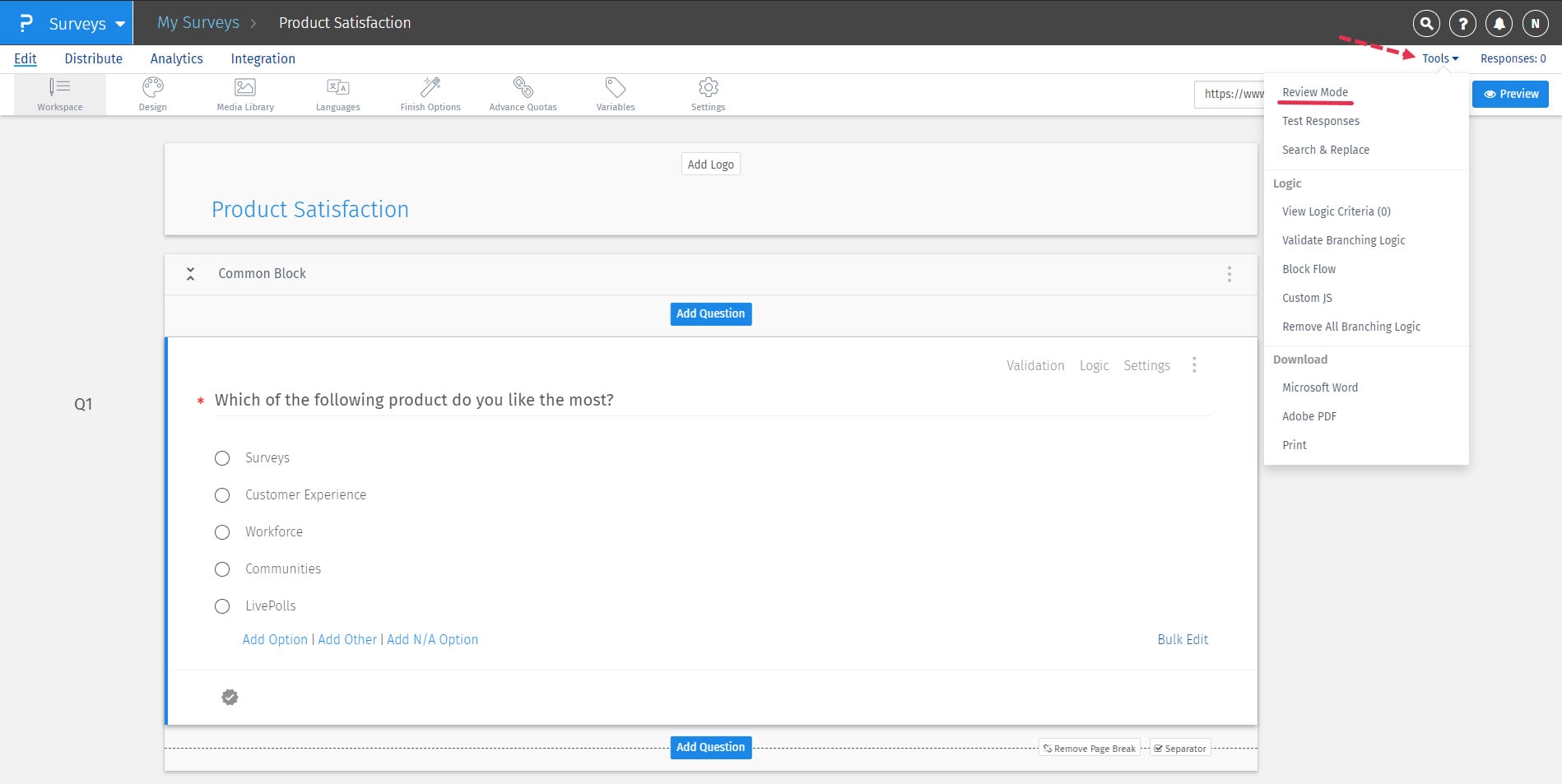 Survey Software Help Image