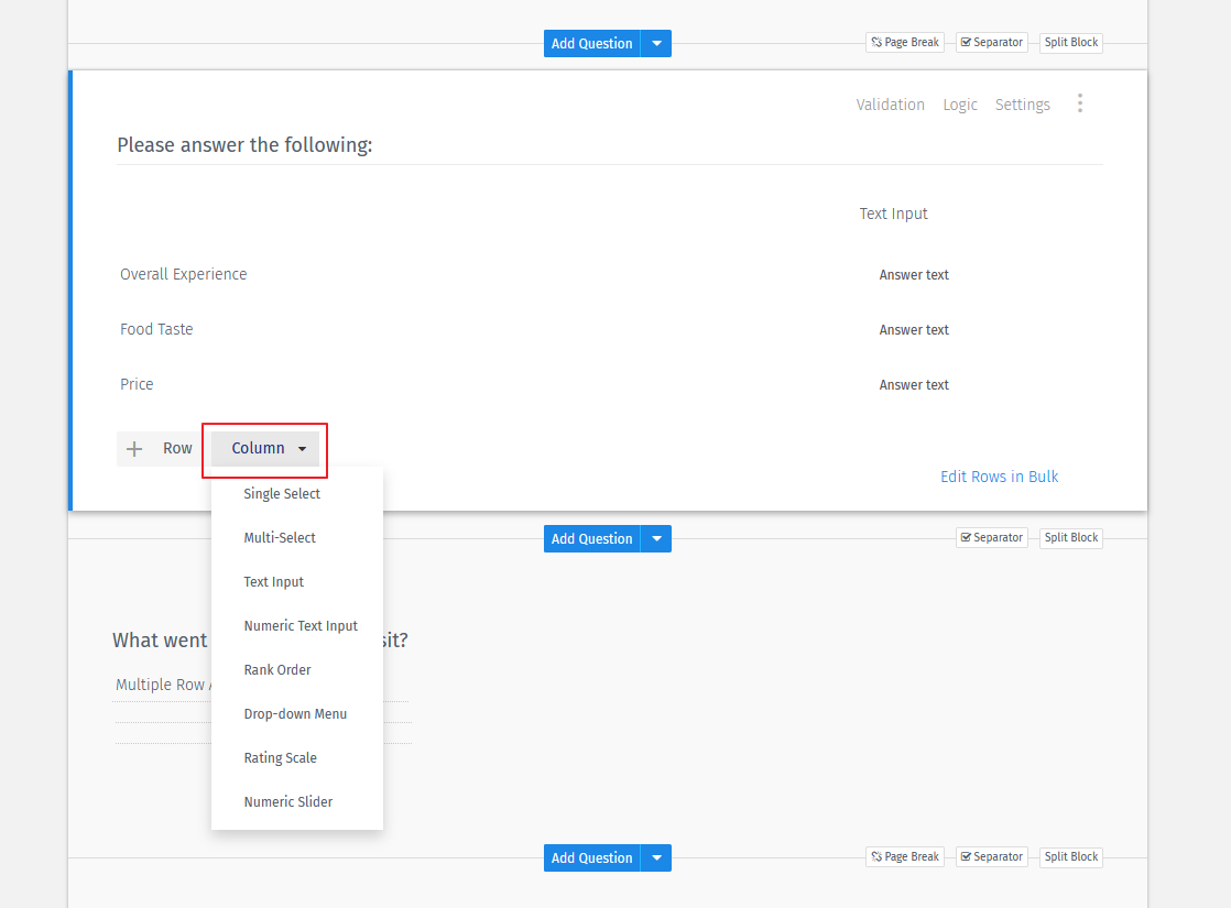 Survey Software Help Image
