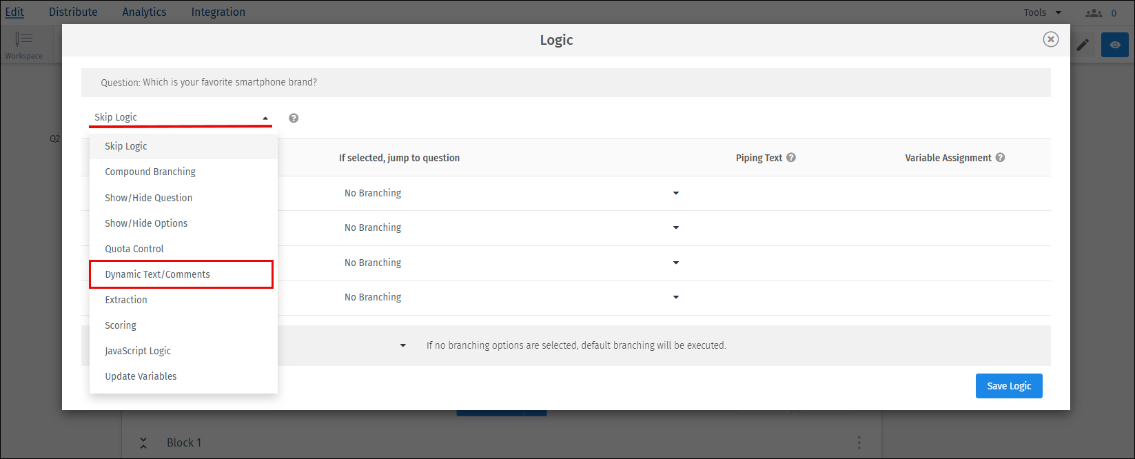 Survey Software Help Image