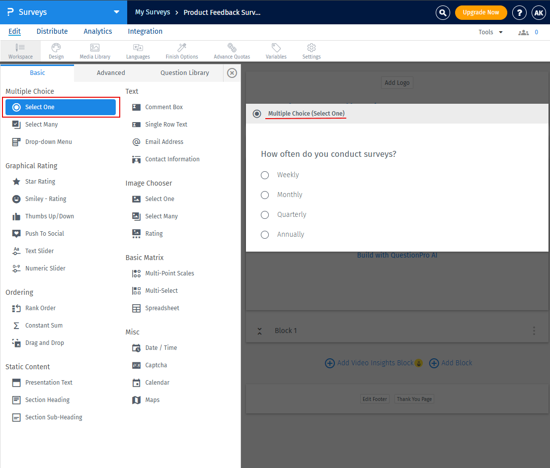 Survey Software Help Image