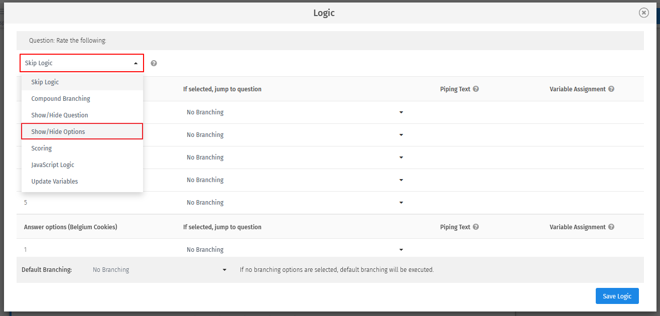 Survey Software Help Image