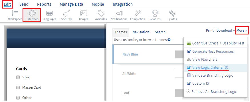 Survey Software Help Image