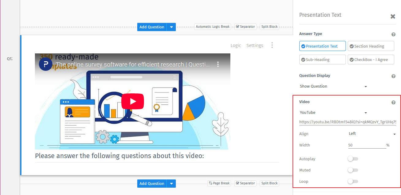 Survey Software Help Image