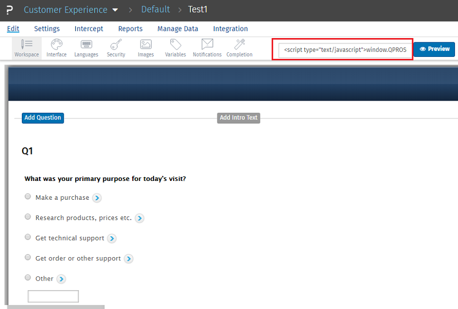 Survey Software Help Image