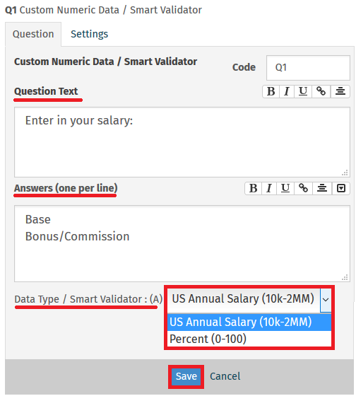 Survey Software Help Image