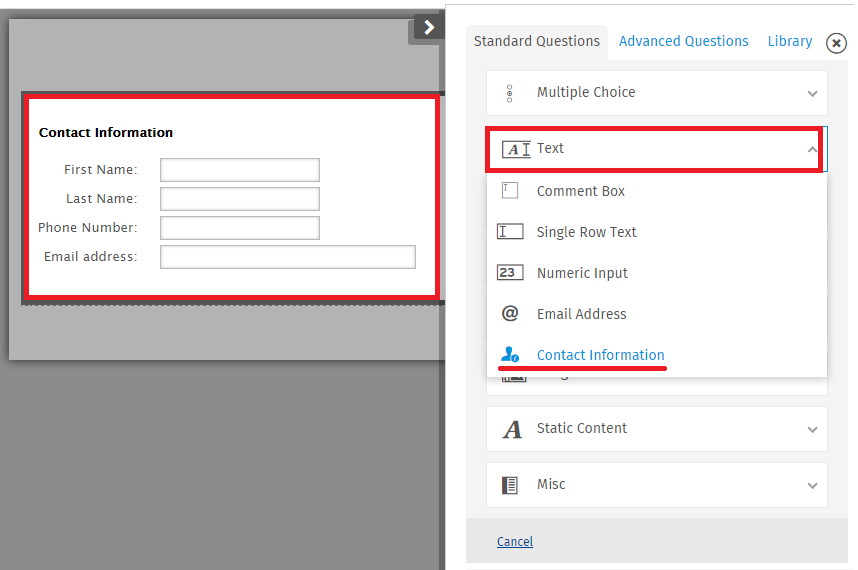 Survey Software Help Image
